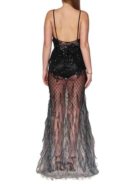 26FW 룸76 롱 원피스 FRAS24504009 Black - ROOM76