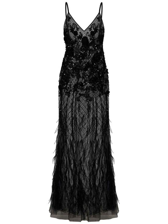 26FW 룸76 롱 원피스 FRAS24504009 Black - ROOM76