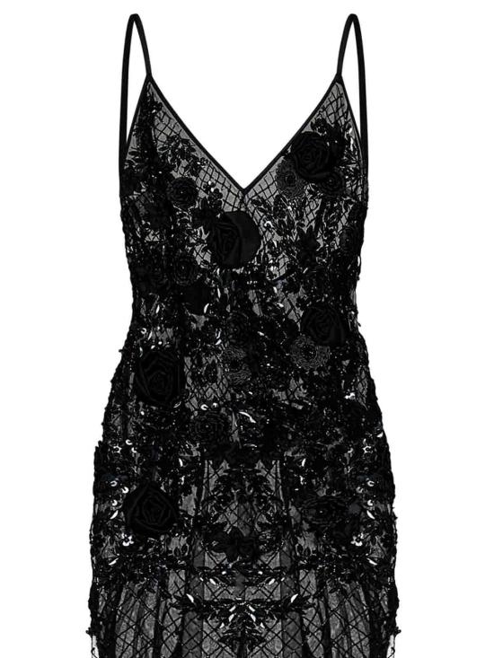26FW 룸76 롱 원피스 FRAS24504009 Black - ROOM76