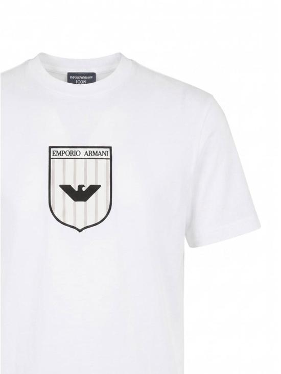 26SS 엠포리오 아르마니 반팔 티셔츠 EM005551AF25183F0037 WHITE - EMPORIO ARMANI