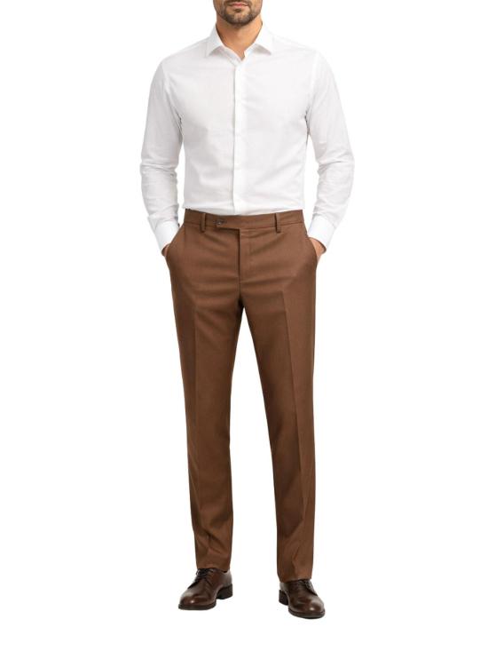 26FW 프랜지스 콜렉션 수트 팬츠 4C10EAUTXAYEUE47 Brown - FRANZESE COLLECTION