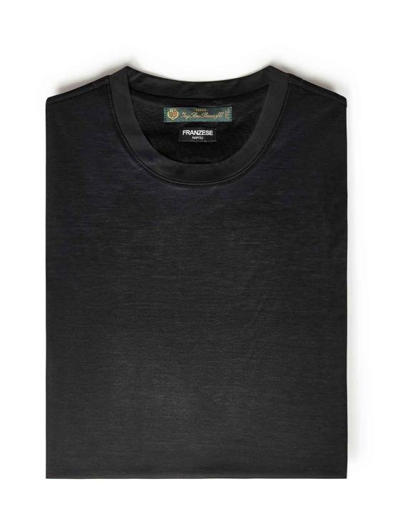 26FW 프랜지스 콜렉션 반팔 티셔츠 FRATH09NERO Black - FRANZESE COLLECTION