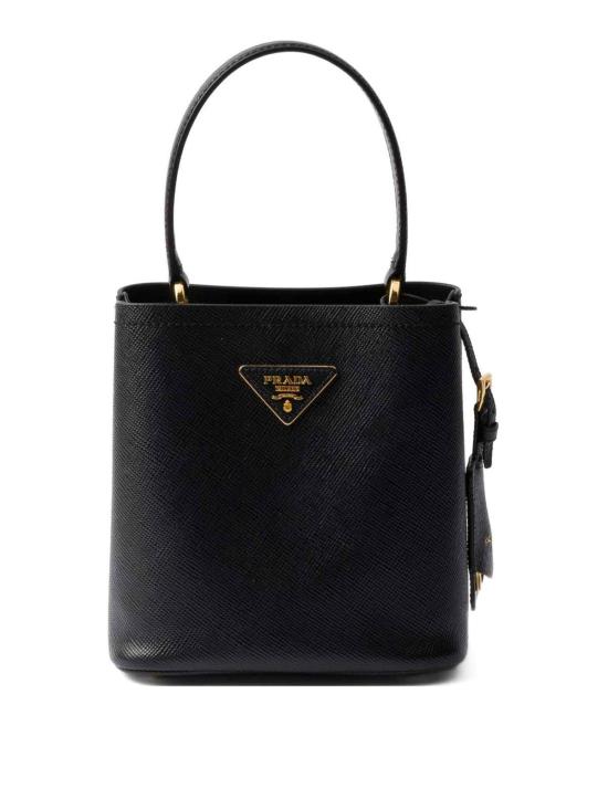 25FW 프라다 파니에 사피아노 가죽 미니백 1BA2172ERXVOODF0002 Black