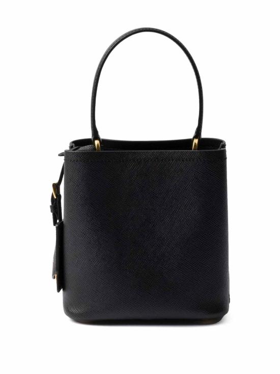 25FW 프라다 파니에 사피아노 가죽 미니백 1BA2172ERXVOODF0002 Black - PRADA