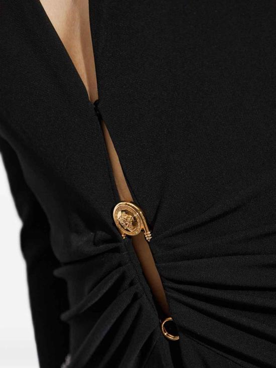26SS 베르사체 바디수트 티셔츠 10210181A144751B000 Black - VERSACE