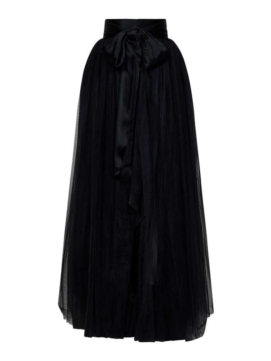 26FW 룸76 롱 스커트 FRAS24310009 Black