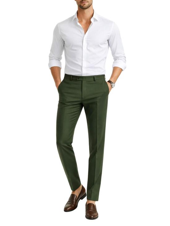 26FW 프랜지스 콜렉션 수트 팬츠 4C10EAUTXAYEUE53 Green - FRANZESE COLLECTION
