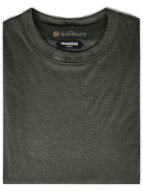 26FW 프랜지스 콜렉션 반팔 티셔츠 FRTH94VERDE Green - FRANZESE COLLECTION