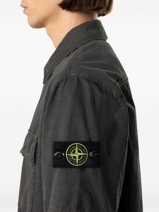 26SS 스톤 아일랜드 반팔 셔츠 L1S151200031S00WNV0165 Grey - STONE ISLAND