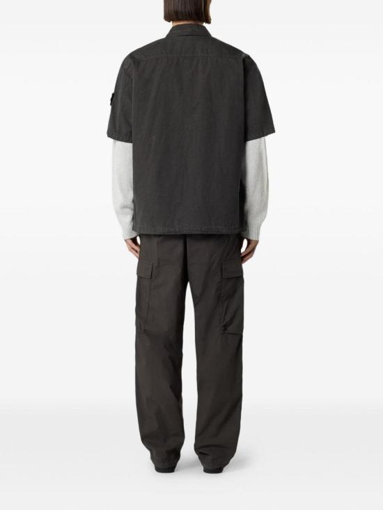 26SS 스톤 아일랜드 반팔 셔츠 L1S151200031S00WNV0165 Grey - STONE ISLAND