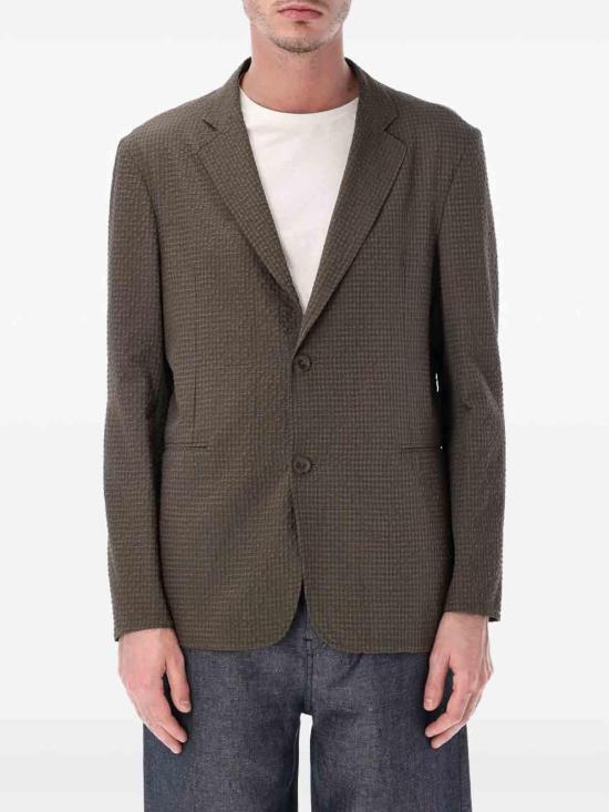 26SS 엠포리오 아르마니 수트 자켓 EM005801TE20392U6128 Brown - EMPORIO ARMANI