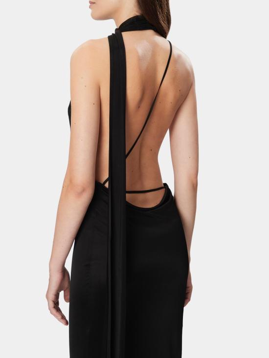 26SS 아마주인 롱 원피스 12VIVUSBLBLACK - AMAZUIN