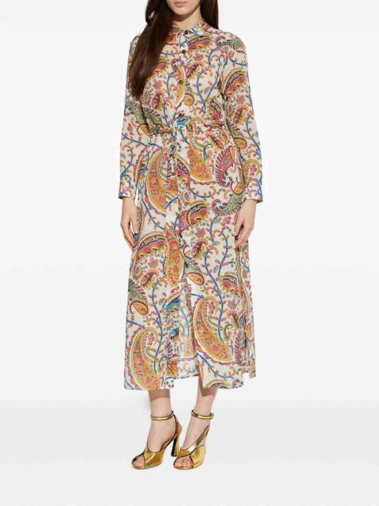 26SS 에트로 롱 원피스 WRPA0002AKF39X0801 White - ETRO