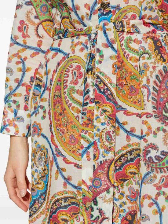 26SS 에트로 롱 원피스 WRPA0002AKF39X0801 White - ETRO
