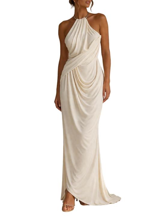 26SS 아멘쿠튀르 롱 원피스 AMS26520051 WHITE - AMEN COUTURE