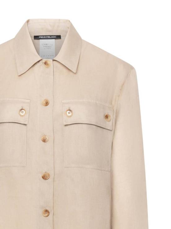 26SS 페니 블랙 셔츠 261111128327E15 BEIGE - PENNYBLACK