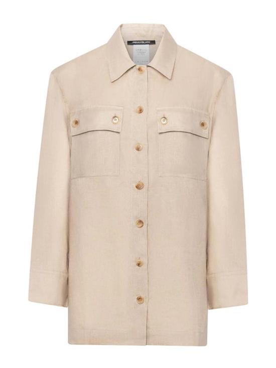 26SS 페니 블랙 셔츠 261111128327E15 BEIGE