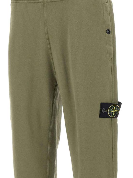 26SS 스톤 아일랜드 코튼 플리스 레귤러 핏 조거 L1S156200004S0410V005G Green - STONE ISLAND