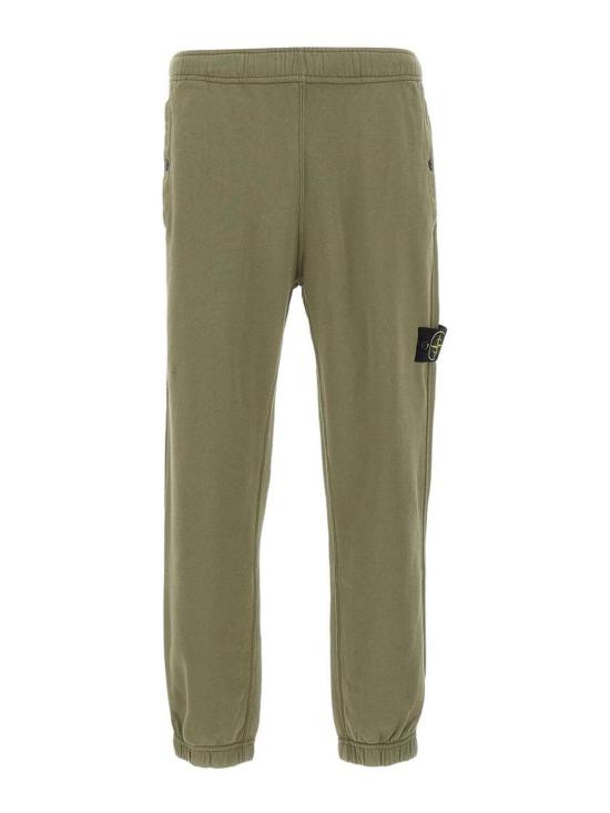 26SS 스톤 아일랜드 코튼 플리스 레귤러 핏 조거 L1S156200004S0410V005G Green - STONE ISLAND