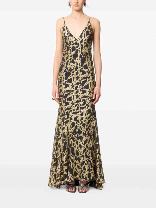 26SS 니나리찌 롱 원피스 26PCRO042SE1420M9113 Black - NINA RICCI