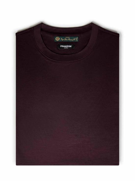 26FW 프랜지스 콜렉션 반팔 티셔츠 MF0202BORDEAUX Light Blue - FRANZESE COLLECTION