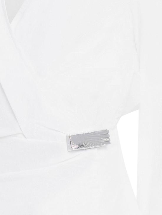 26FW 디 아티코 긴팔 티셔츠 251WCE00005CC052AA001 White - THE ATTICO