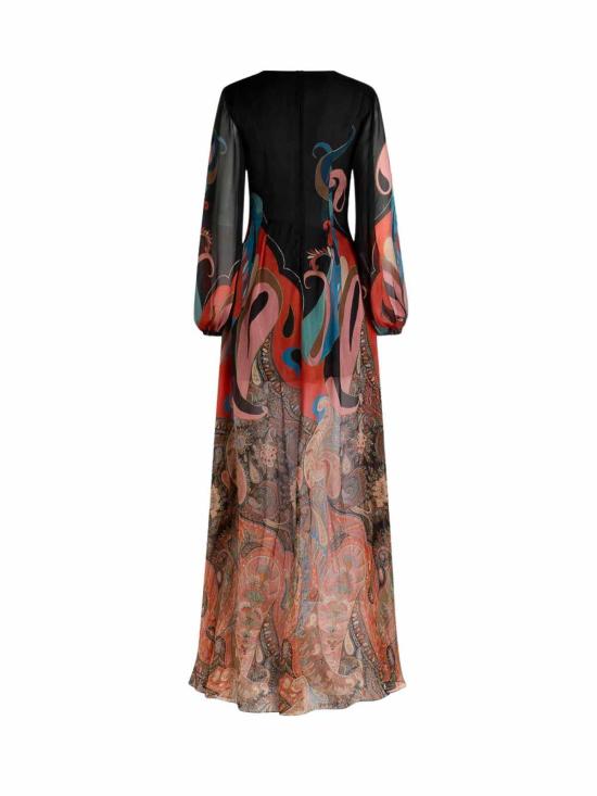 26SS 에트로 롱 원피스 WRHA0623AK1CCX0810 Multicolour - ETRO