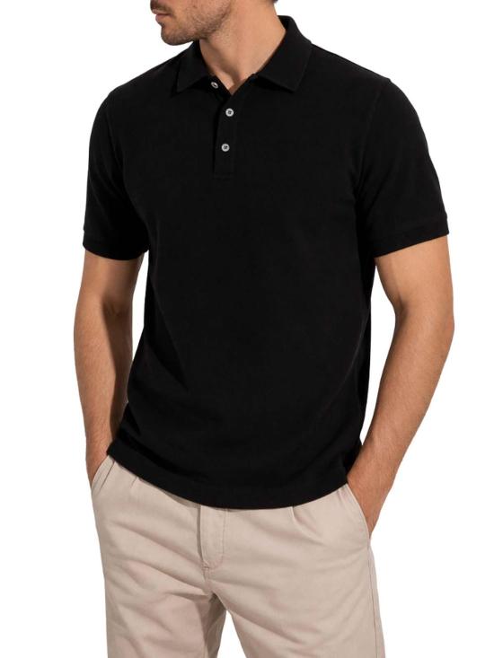 26SS 프랜지스 콜렉션 폴로 티셔츠 MA8353NERO Black - FRANZESE COLLECTION