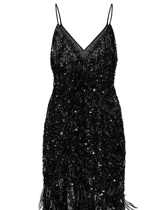 26FW 룸76 롱 원피스 FRAS24503009 Black - ROOM76