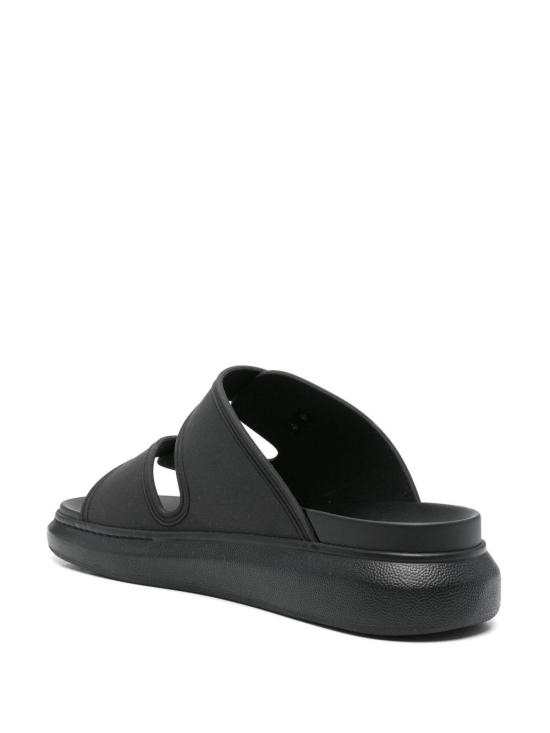26SS 알렉산더 맥퀸 하이브리드 슬라이드 663563W4Z511081 Black - ALEXANDER MCQUEEN