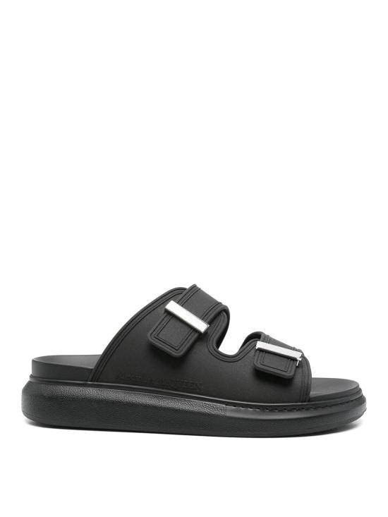 26SS 알렉산더 맥퀸 하이브리드 슬라이드 663563W4Z511081 Black