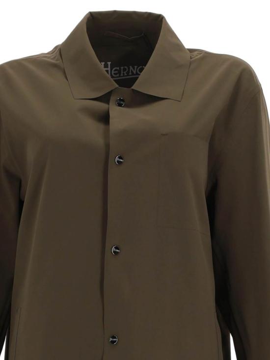 26SS 에르노 에센스 셔켓 GI000318U12301SZ7794 Green - HERNO