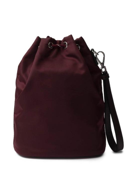 26SS 프라다 스피드락 리나일론 앤 레더 파우치 2NE0672HE1F0007 Burgundy - PRADA