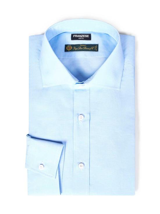 26FW 프랜지스 콜렉션 긴팔 셔츠 FRAC4522CELESTE Light Blue - FRANZESE COLLECTION