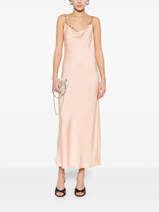 26SS 파코라반 미디 원피스 26PCRO071PO0336P259 Pink - PACO RABANNE