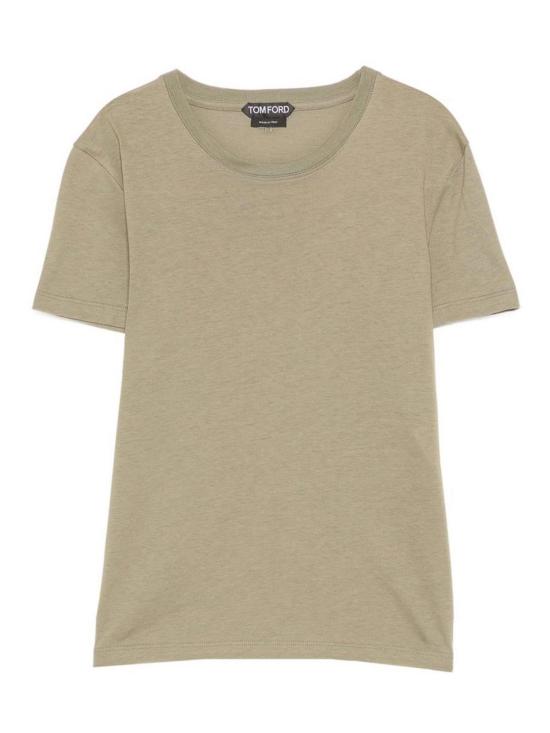 26SS 톰포드 반팔 티셔츠 TSJ629JEX190GAH Green