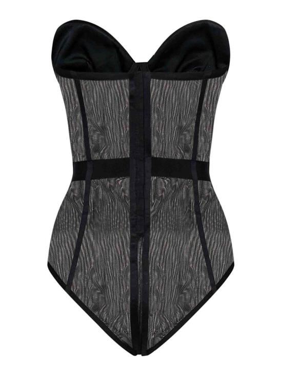 26FW 룸76 바디수트 티셔츠 FRAW24700009 Black - ROOM76