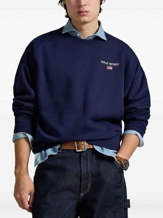 26SS 폴로 랄프로렌 긴팔 티셔츠 710B14773002 Blue - POLO RALPH LAUREN