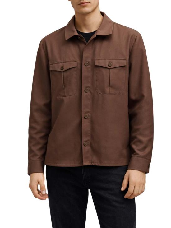 26SS 프랜지스 콜렉션 긴팔 셔츠 2OS42AATXAYEUE47 Brown - FRANZESE COLLECTION