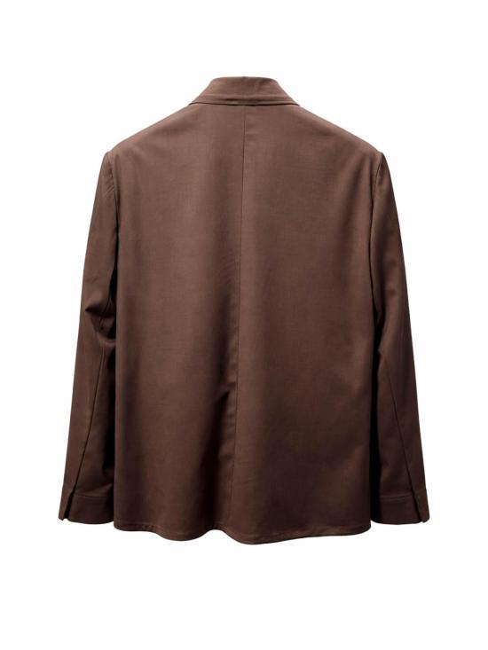 26SS 프랜지스 콜렉션 긴팔 셔츠 2OS42AATXAYEUE47 Brown - FRANZESE COLLECTION