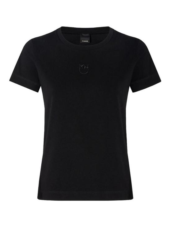 26SS 핑코 반팔 티셔츠 100355A339Z99 Black