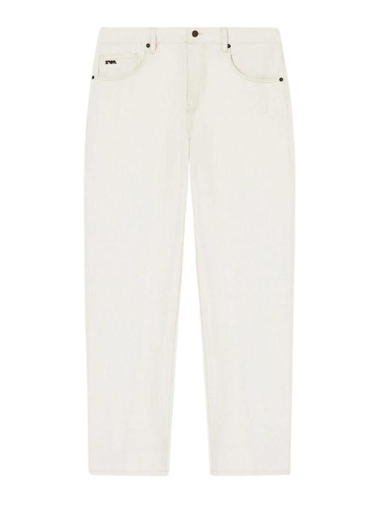 26SS 엠포리오 아르마니 스트레이트 팬츠 EM000664AF24870U1060 White