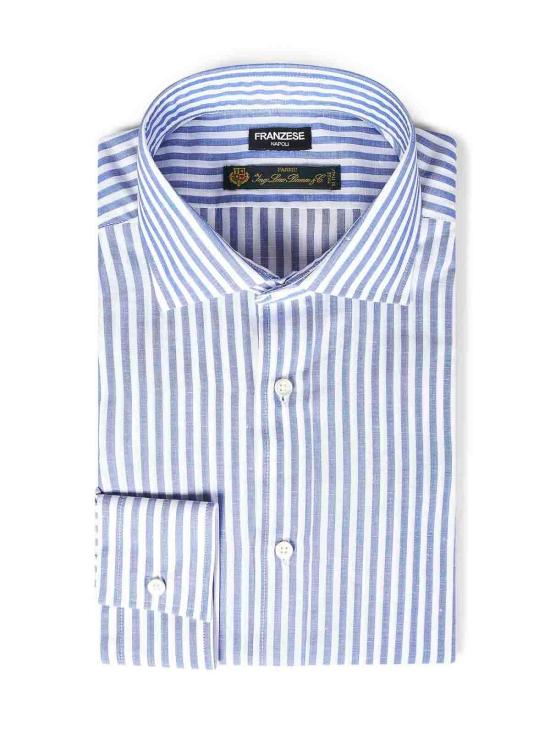 26FW 프랜지스 콜렉션 긴팔 셔츠 FRAC4522BAZZURRA Light Blue - FRANZESE COLLECTION