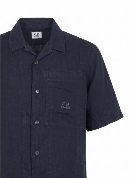 26SS 씨피 컴퍼니 반팔 셔츠 20CMSH258A110533G888 Blue - C.P. COMPANY