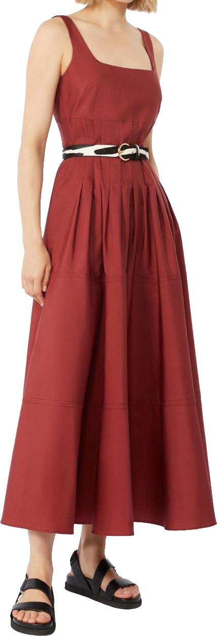 26SS 막스마라 미디 원피스 2616221022600074 MAROON - MAX MARA