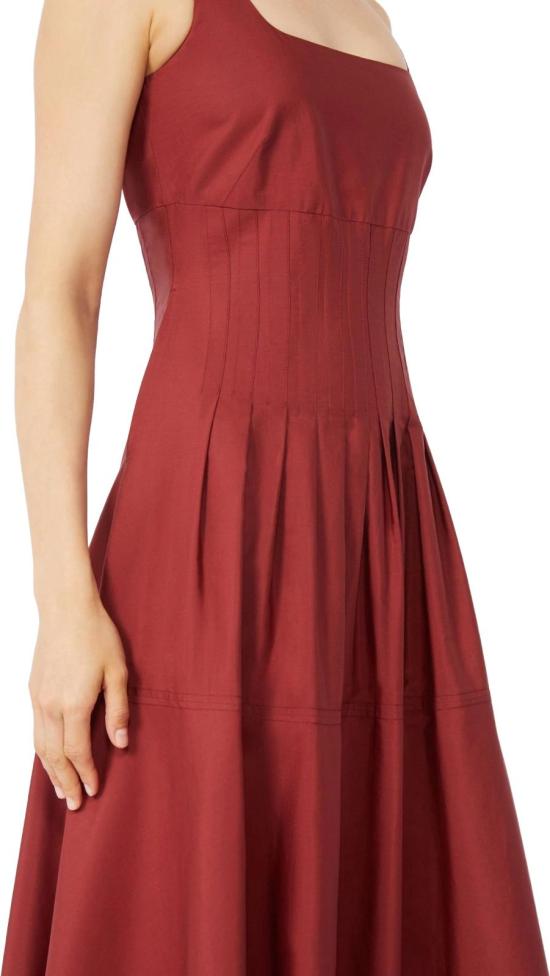 26SS 막스마라 미디 원피스 2616221022600074 MAROON - MAX MARA