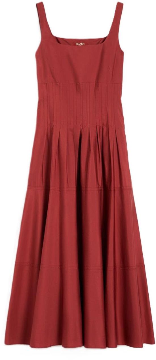 26SS 막스마라 미디 원피스 2616221022600074 MAROON