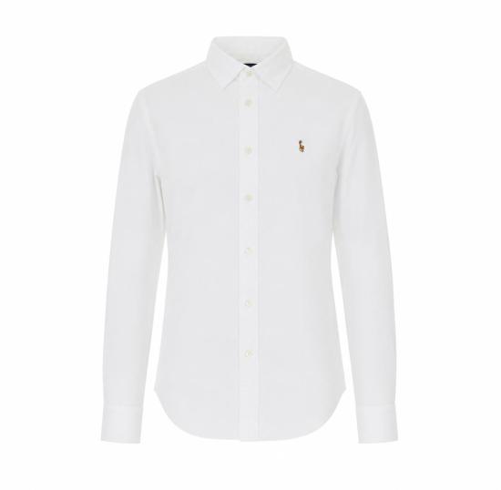 26FW 폴로 랄프로렌 포니 로고 옥스포드 셔츠 211891377003 WHITE White