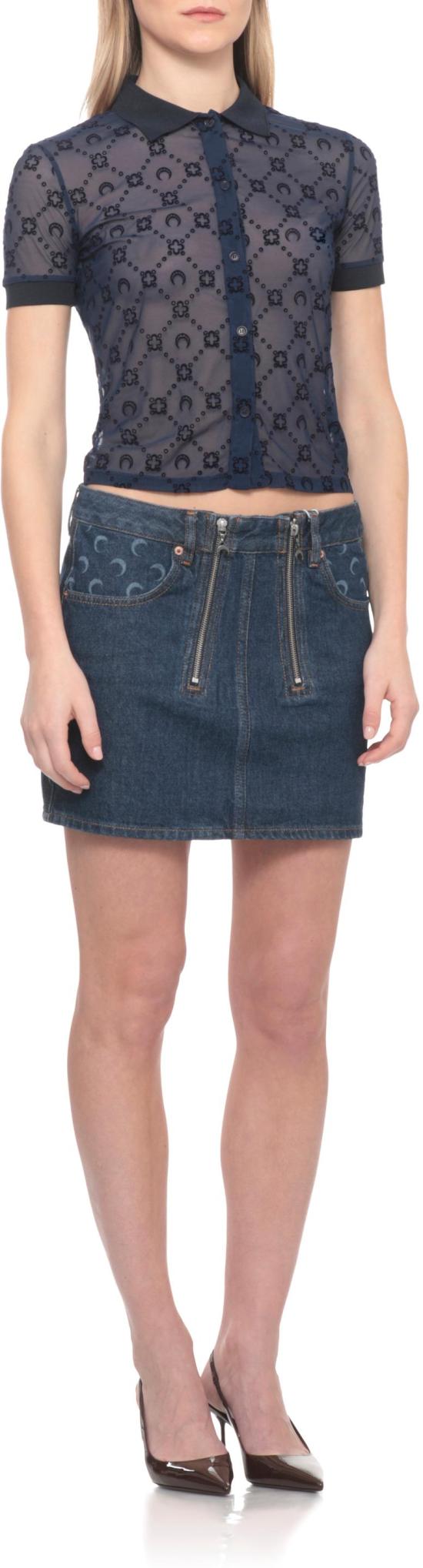 26SS 마린세르 블라우스 WSI037ACJER0005BL90 NAVY - MARINE SERRE