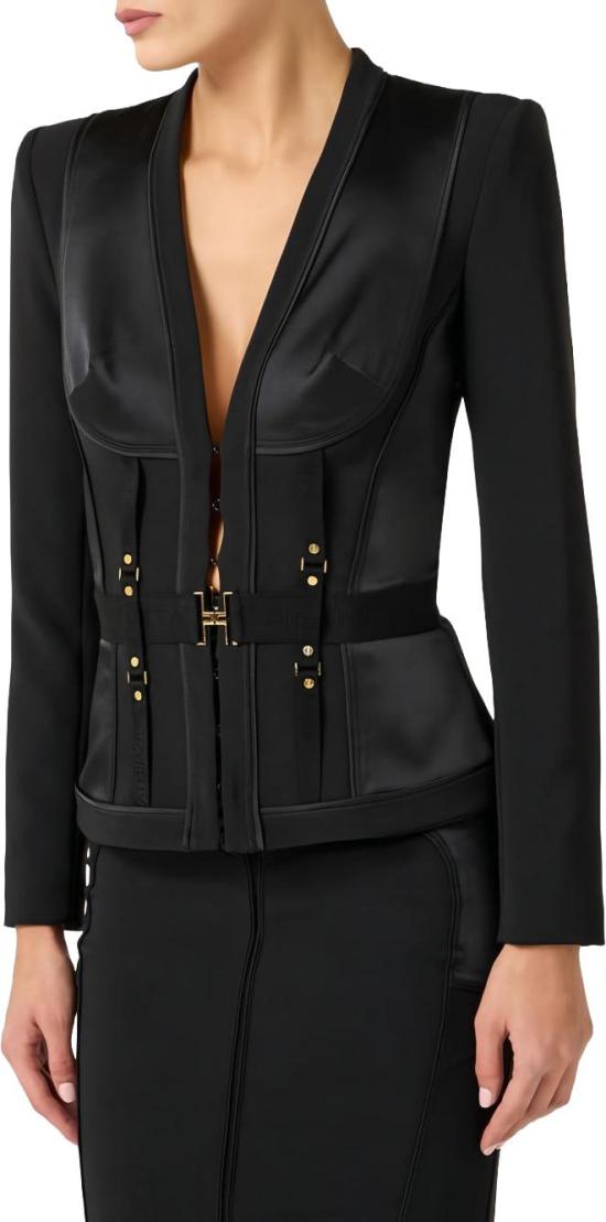26SS 엘리자베타프랜치 수트 자켓 GI23362E2110 BLACK - ELISABETTA FRANCHI